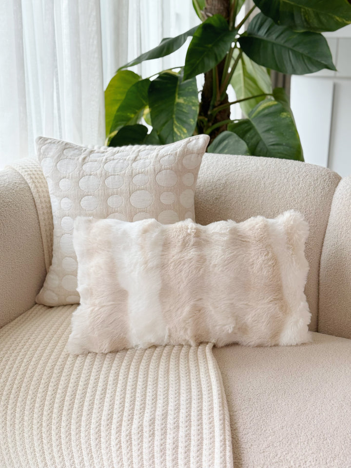 Cloudveil Faux Fur Waist Cushion Cover