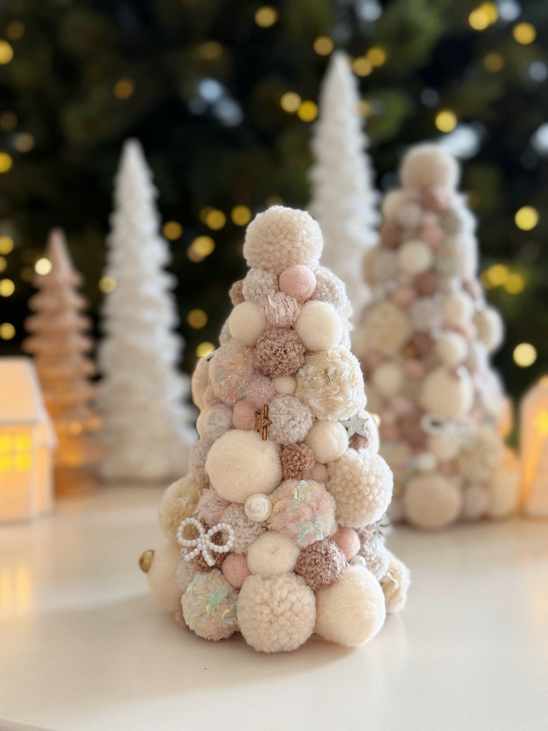 Marshmallow Wishes Handmade Pom Pom Tree (2 options)