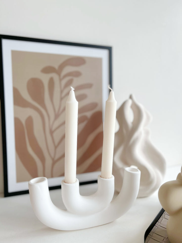 Curve Quadra Candle Stick Holder