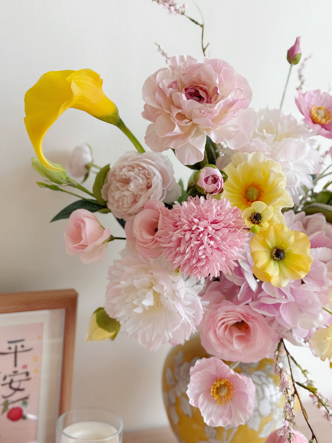 迎春纳福 Spring Blessings Bloom In The Vase (1-sided)