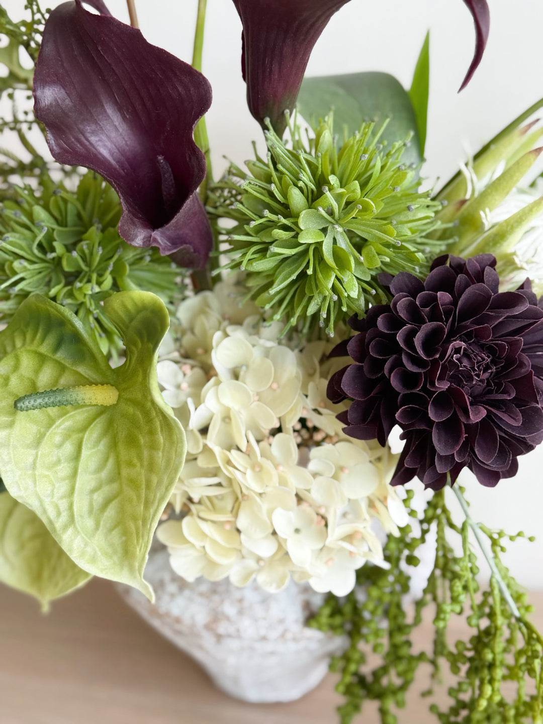 Midnight Verdure Cascade In The Vase (1-sided)