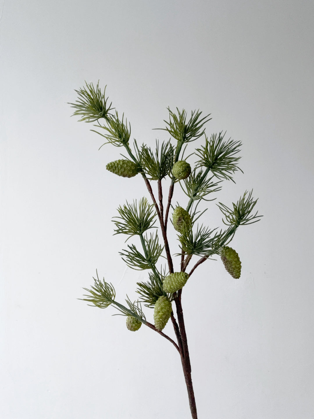 Pine Cone Faux Branch