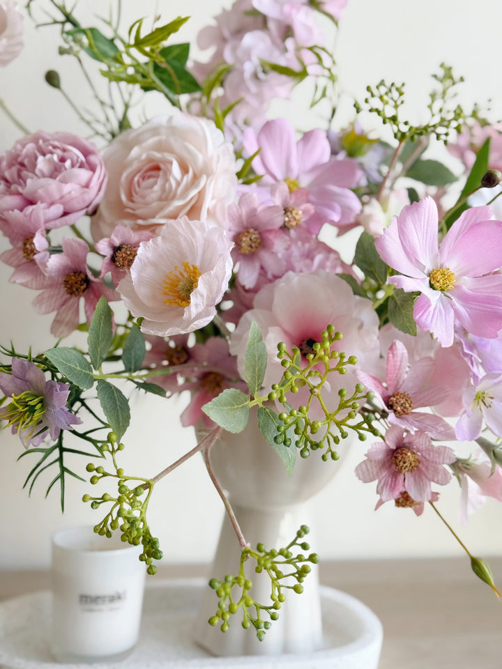 Blushing Garden Reverie In The Vase (1-sided)