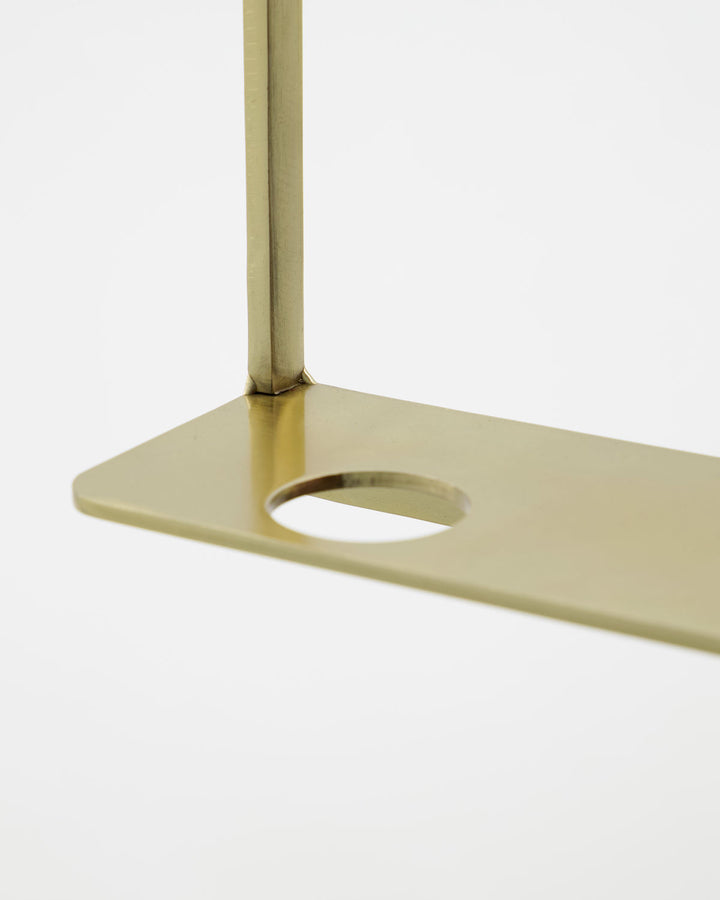 Bath Basket and Bottle Hanger - Brass