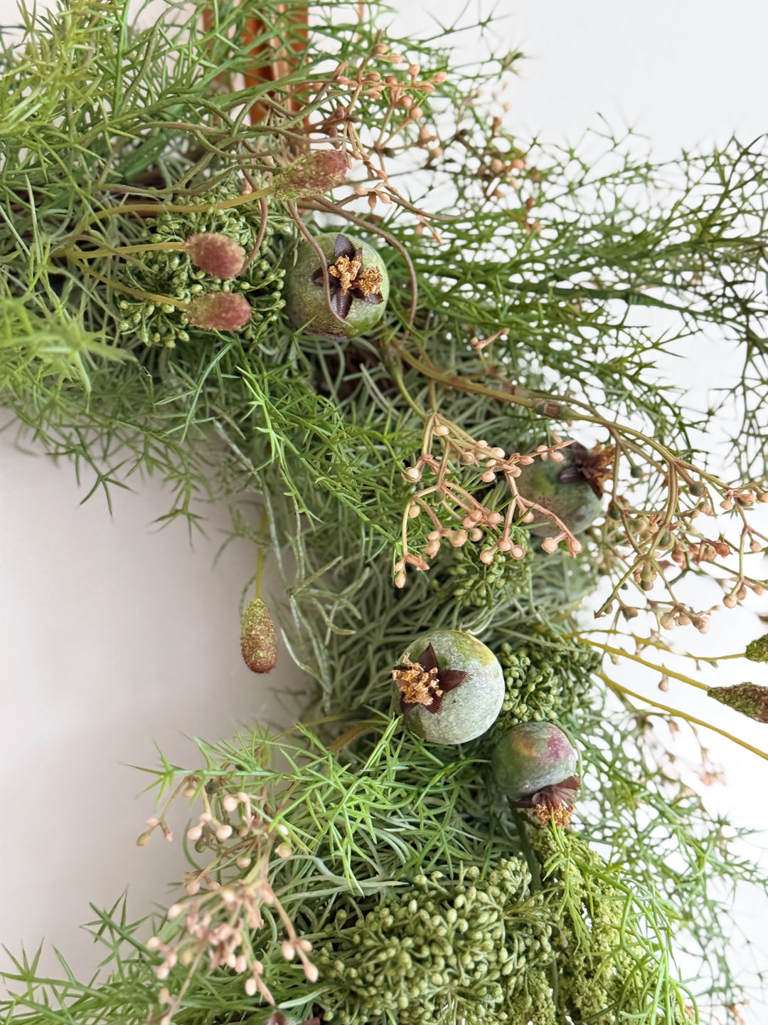 Woodland Drift Crescent Wreath