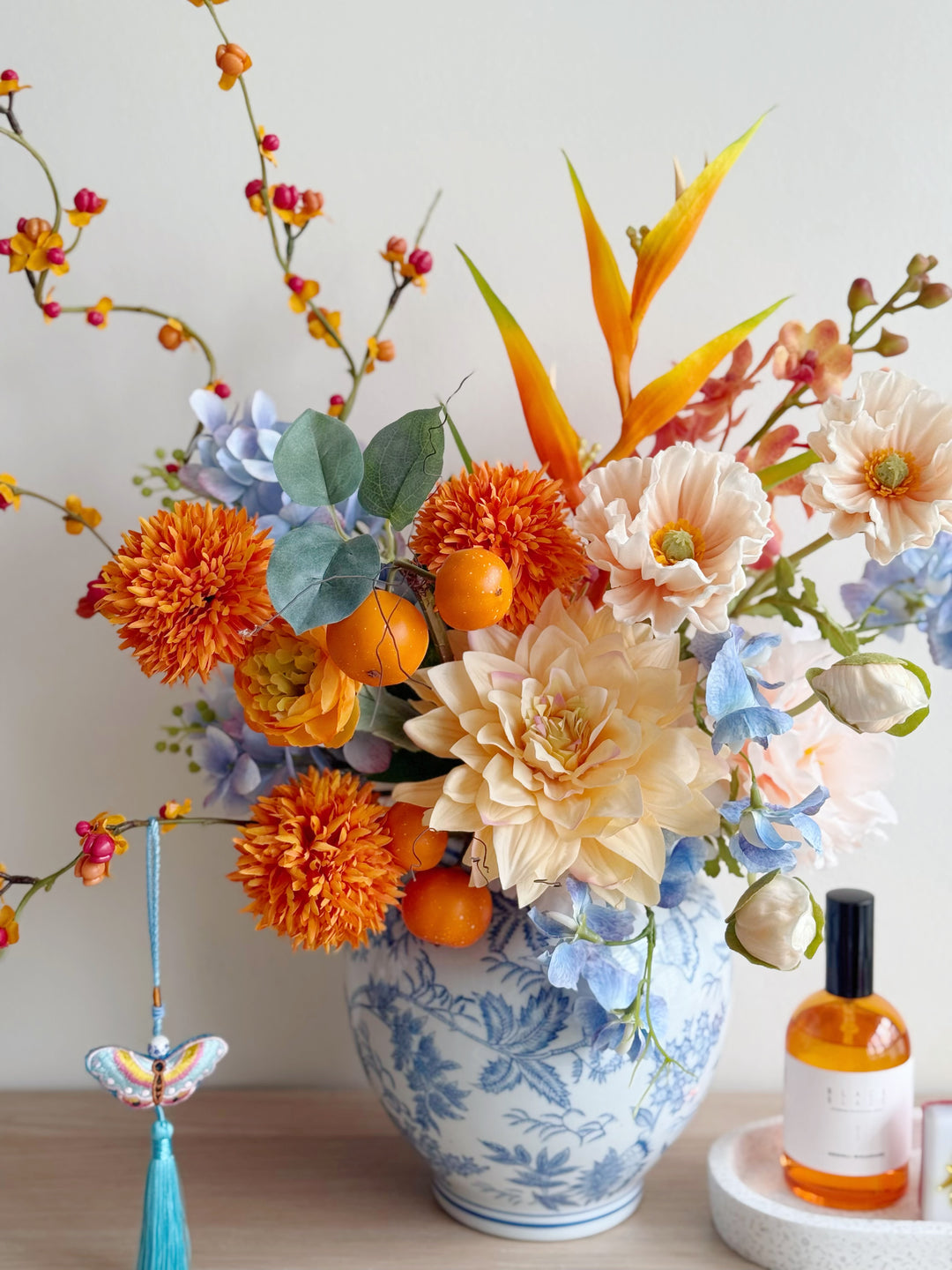 招财进宝 Golden Abundance Bloom In The Vase (1-sided)