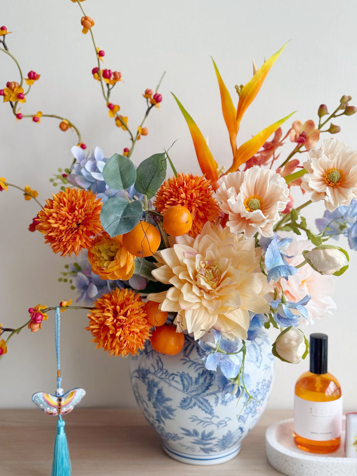 招财进宝 Golden Abundance Bloom In The Vase (1-sided)