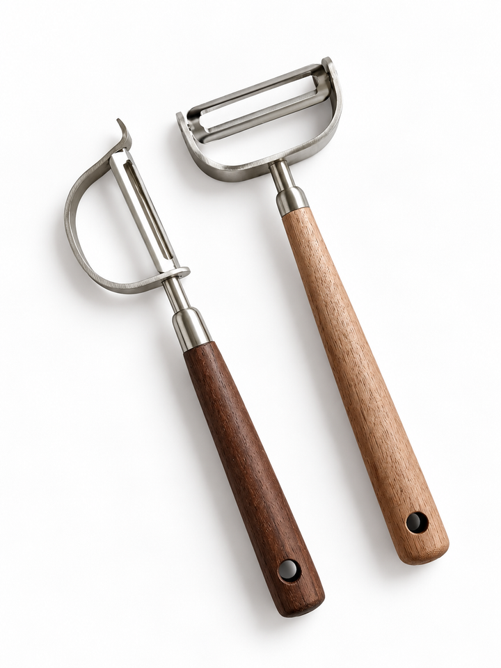 Walnut Handle Stainless Steel Peeler (2 options)