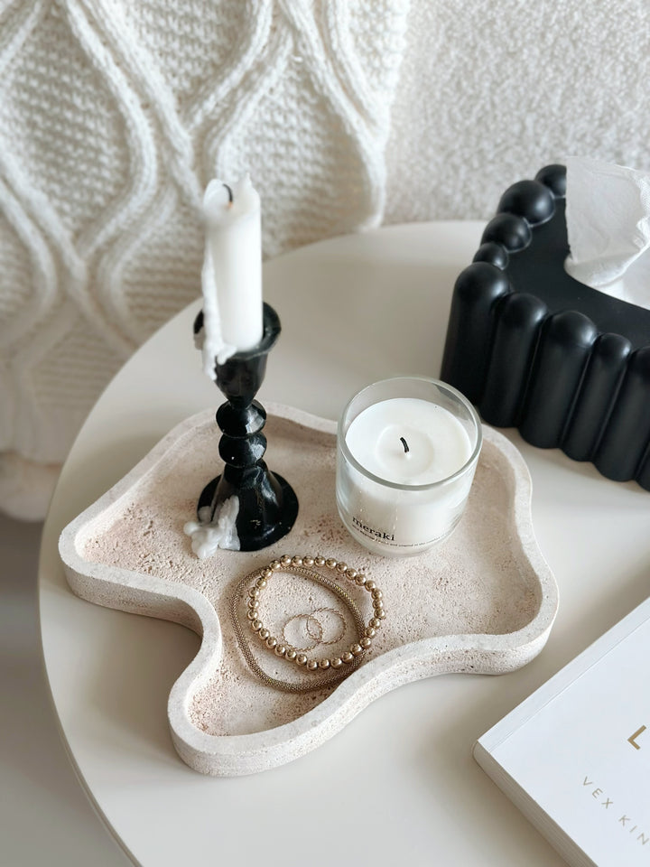 PRE-ORDER (9-15 May): Contour Elegance Travertine Tray