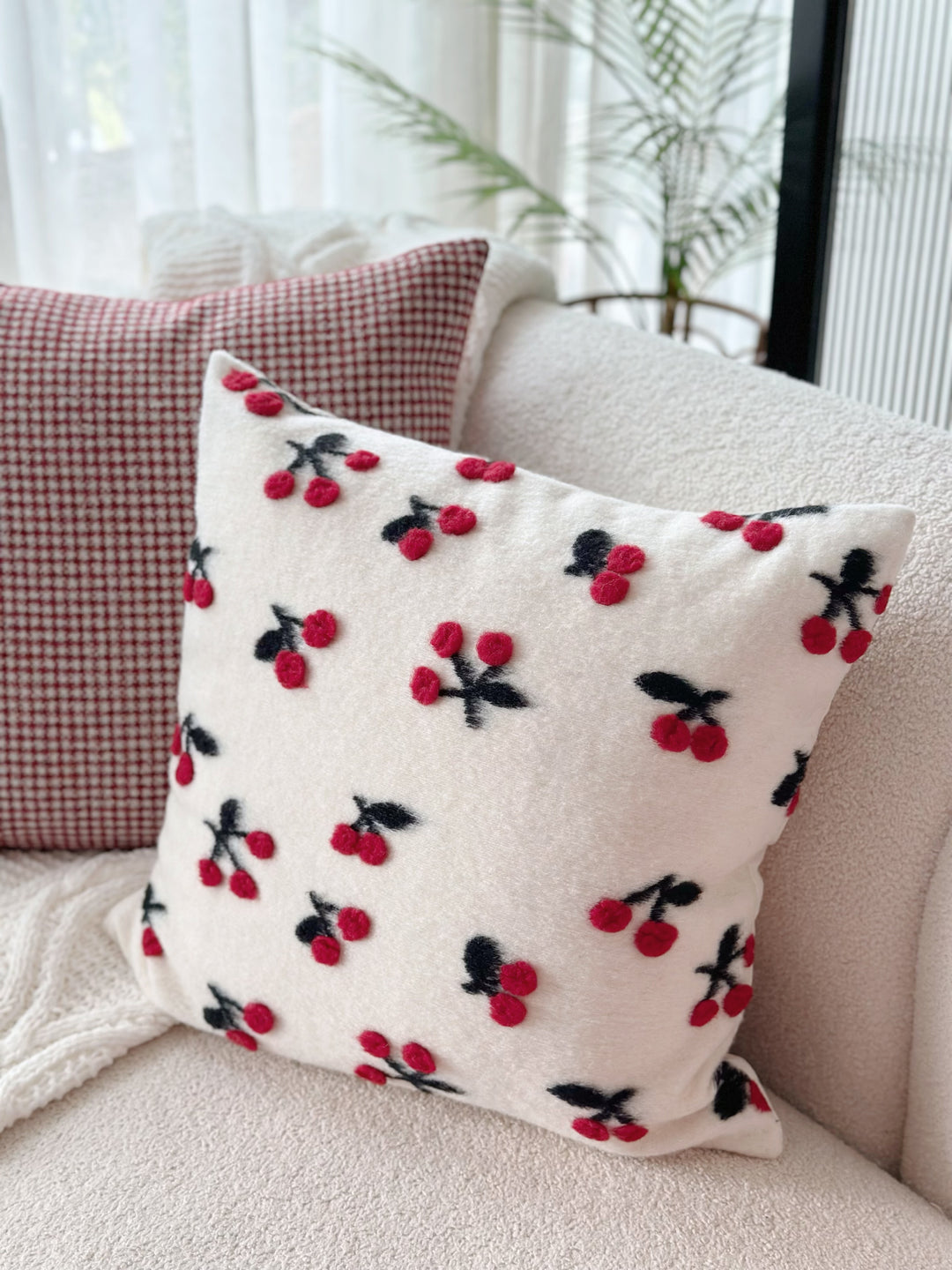Charming Cherries Cushion Cover