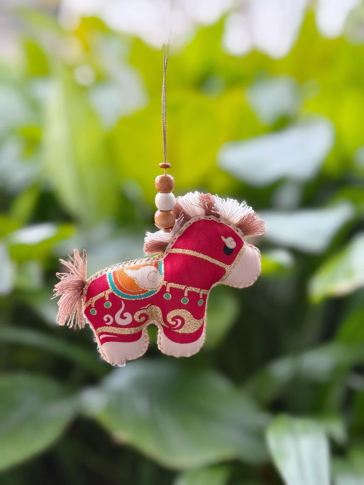 Horse of Fortune Herbal Tassel Charm（骏马纳福香囊）