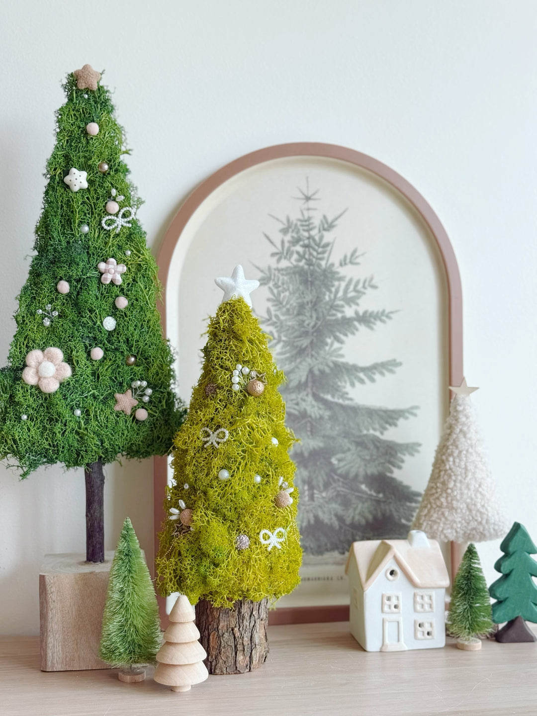 Whimsical Moss Tree Collection (3 options)