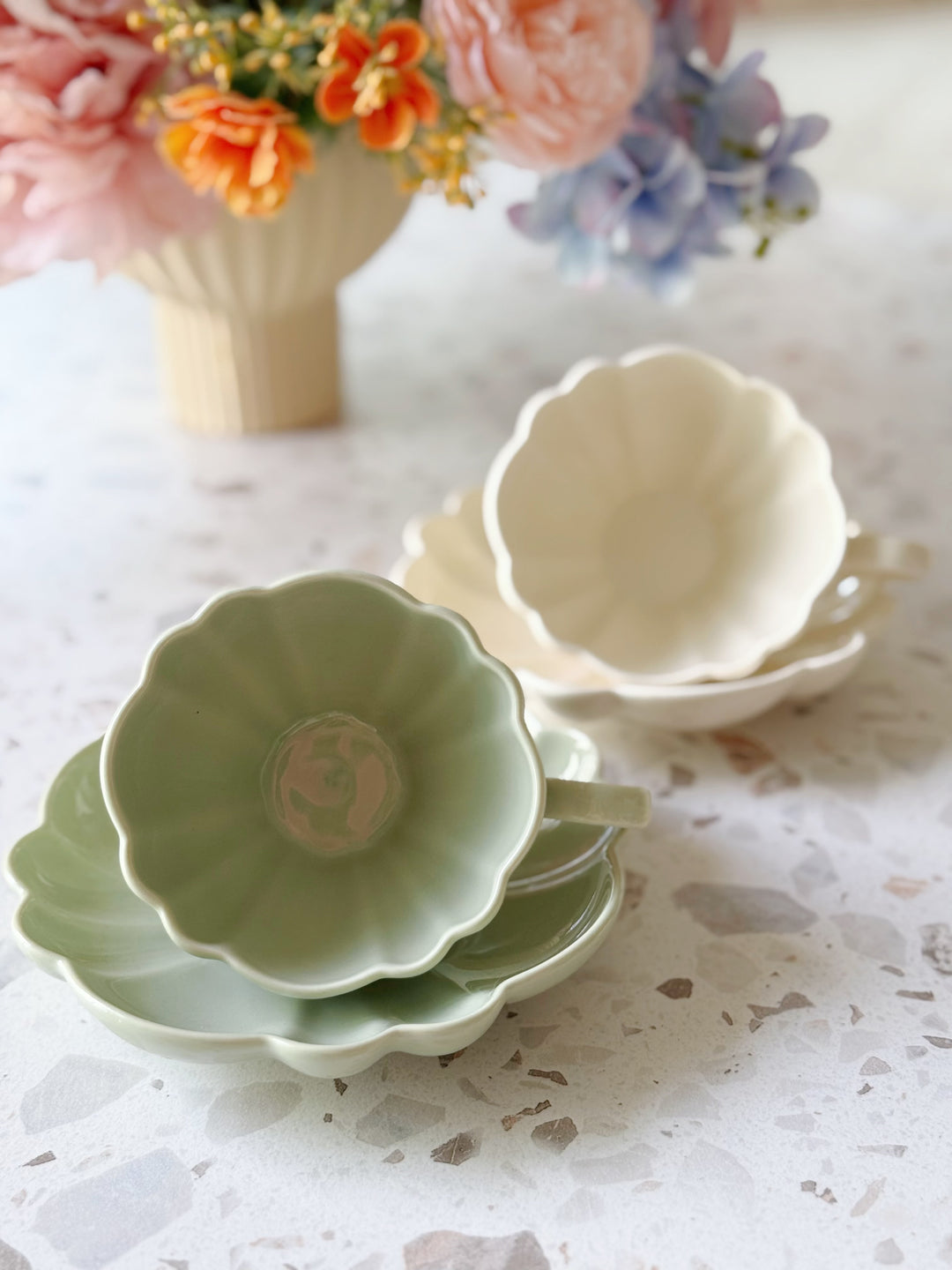Blooming Petals Tea Set (2 colours)