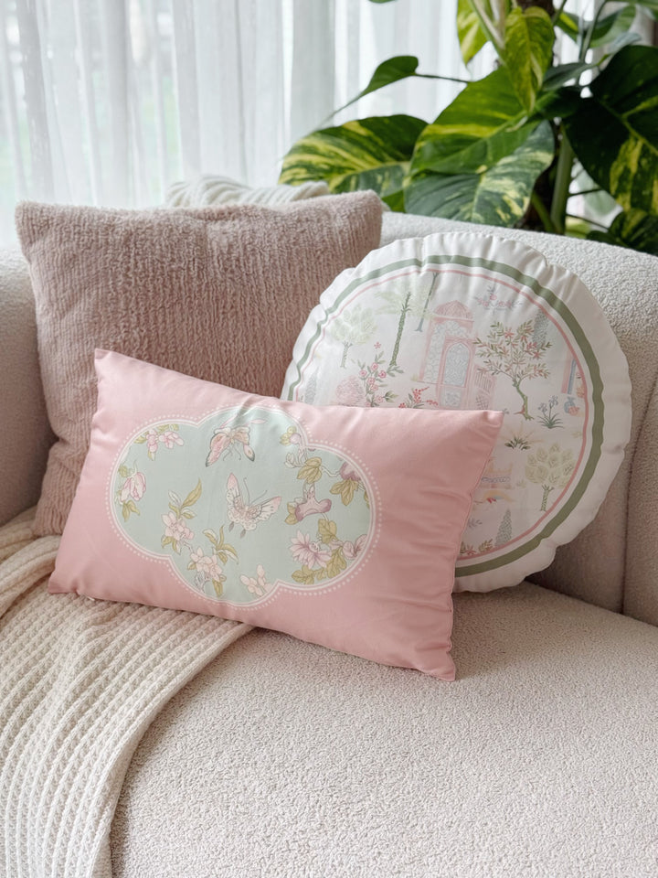 Butterfly Garden Waist Cushion Cover