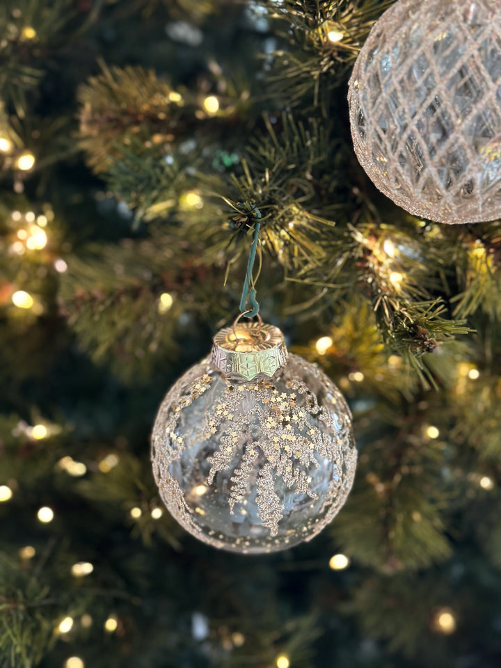 PRE-ORDER (17-23 Oct): Champagne Elegance 8cm Bauble Set (set of 9)