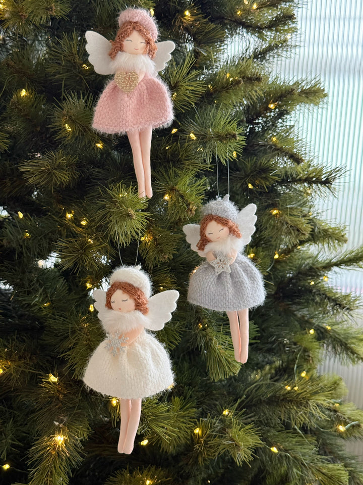 PRE-ORDER (23-28 Oct): Dreamy Winter Angel Hanging Ornament (3 colours)