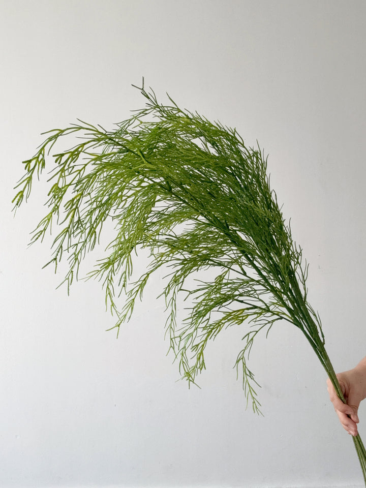 Faux Wispy Green Branch