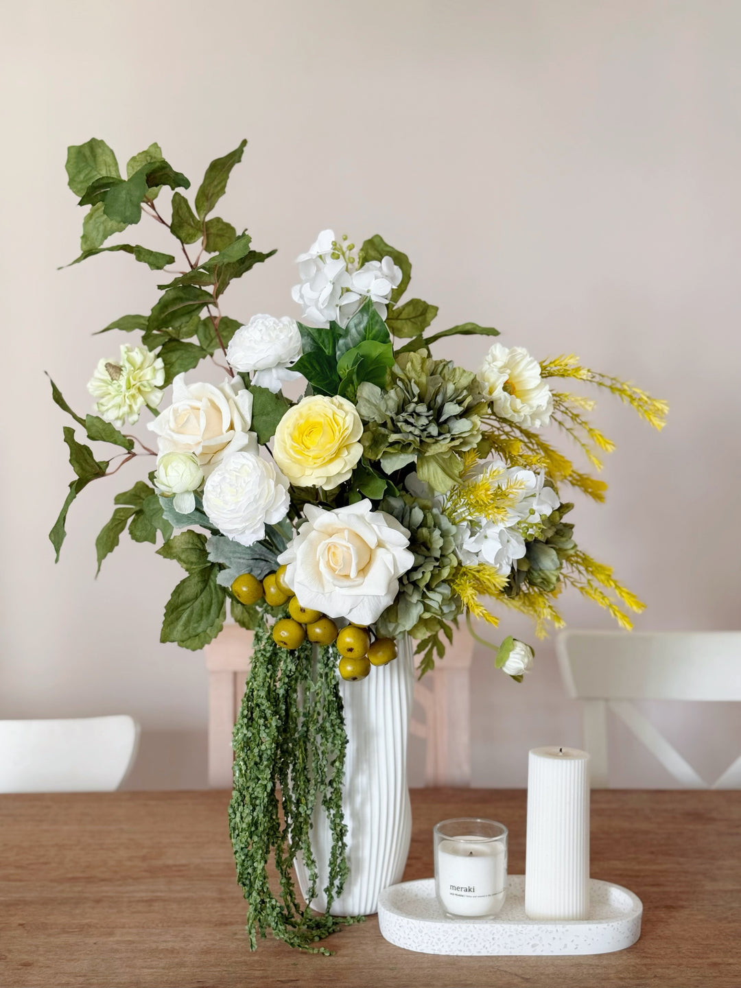 Verdant Light Bloom in the Vase (1-sided)