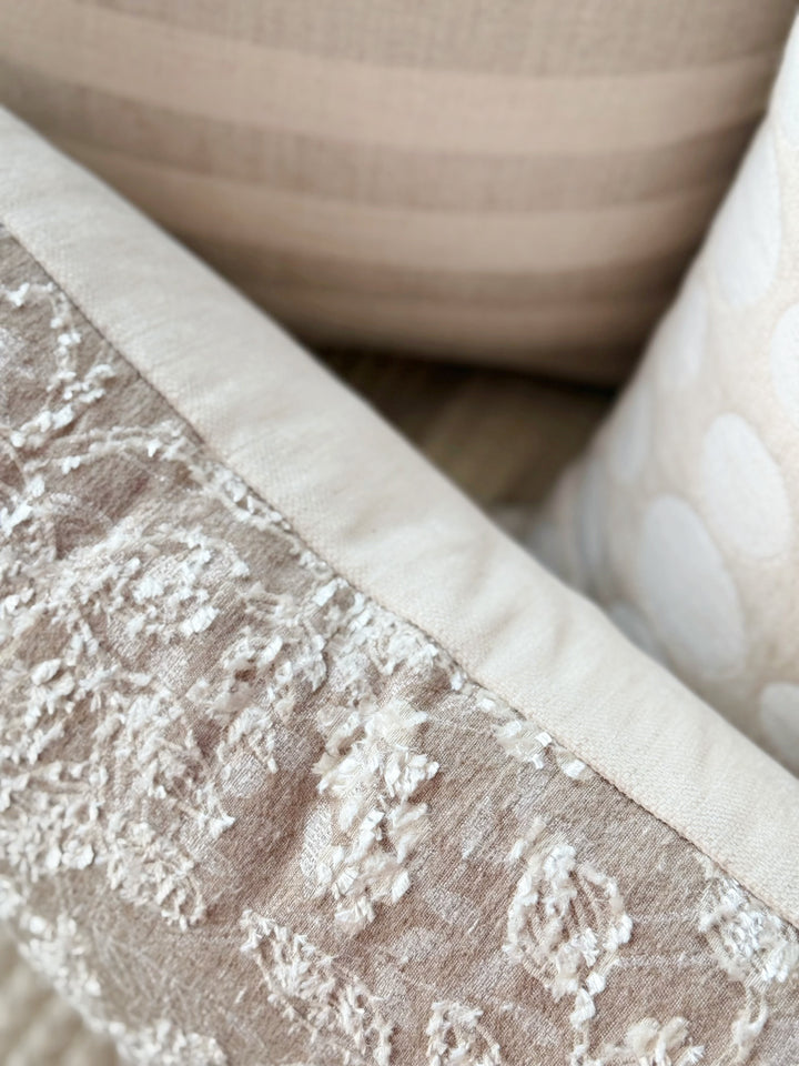 Meadow Embroidery Waist Cushion Cover