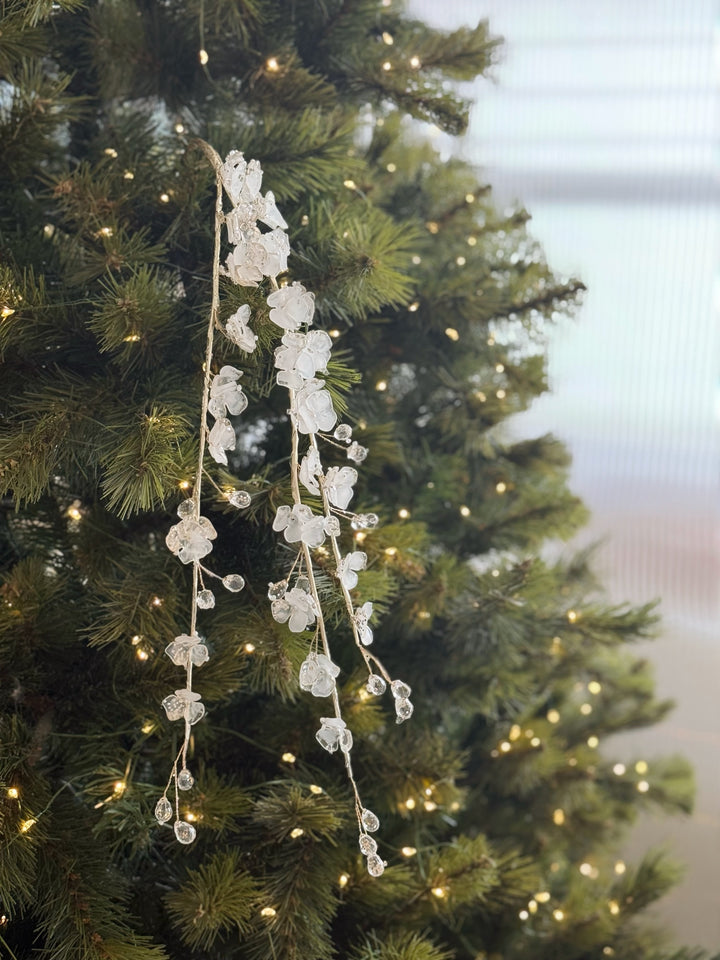 Frosted Petal Bead Branch