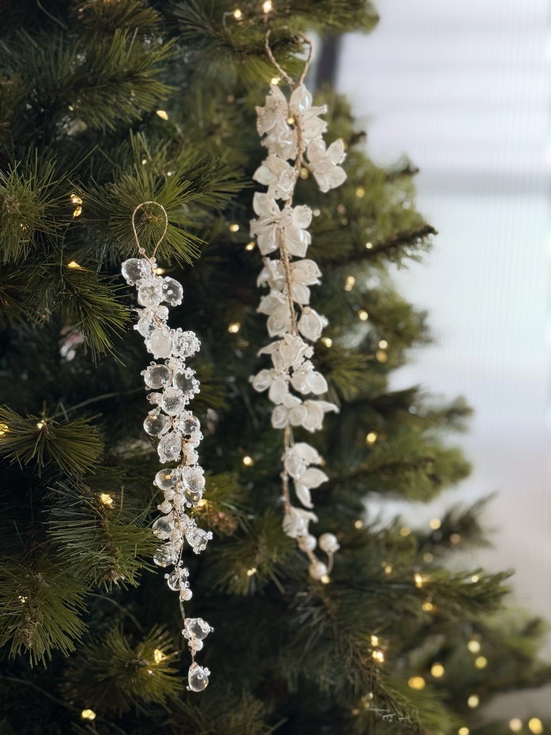 Frosted Luxe Hanging Ornament (3 options)