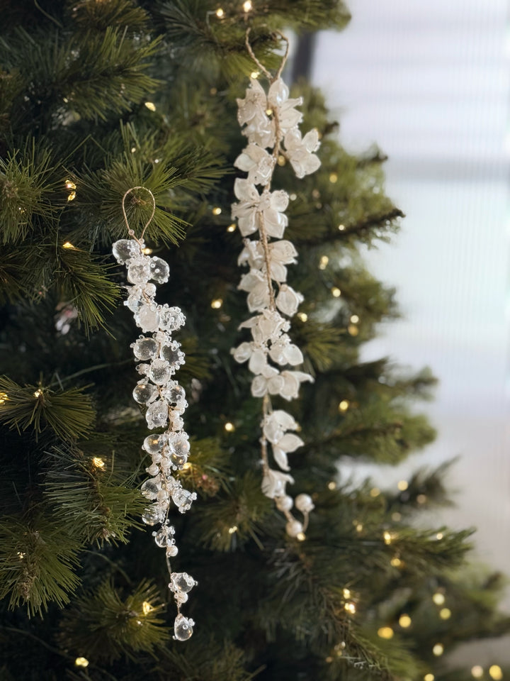 Frosted Luxe Hanging Ornament (3 options)
