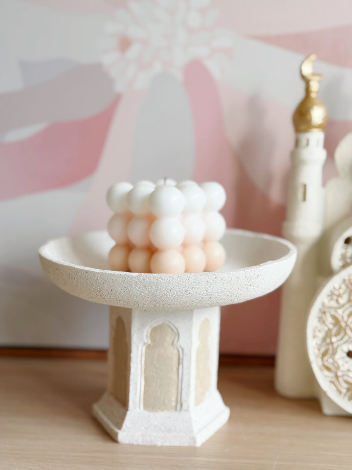 Crescent Minaret Pedestal Tray