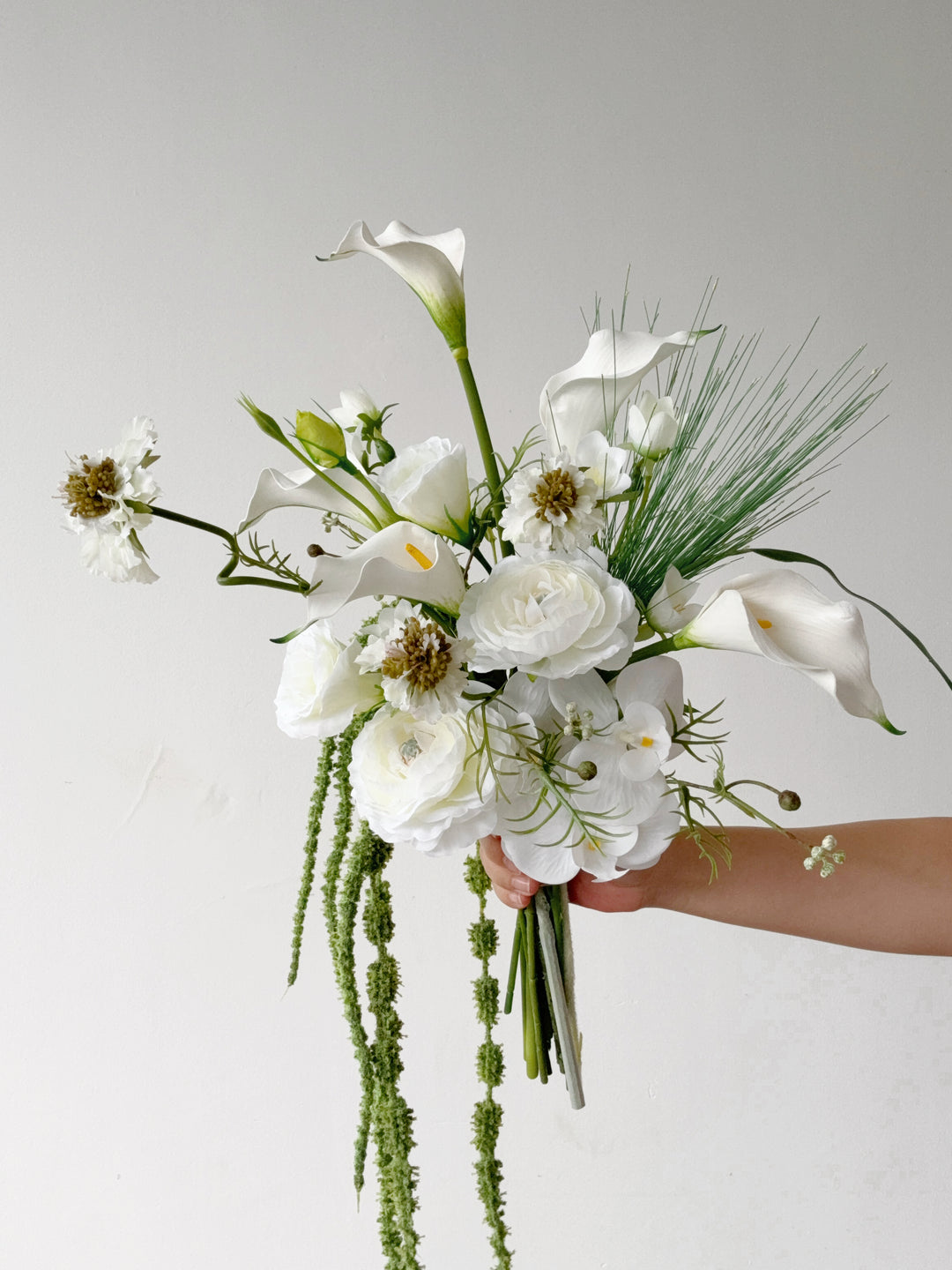 Whispering Calla Garden Bouquet (1-sided)
