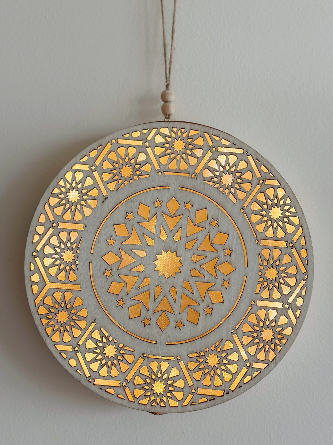 Geometric Glow Mandala