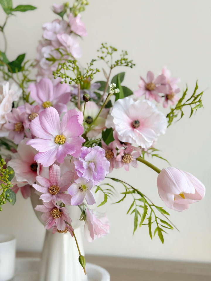 Blushing Garden Reverie In The Vase (1-sided)
