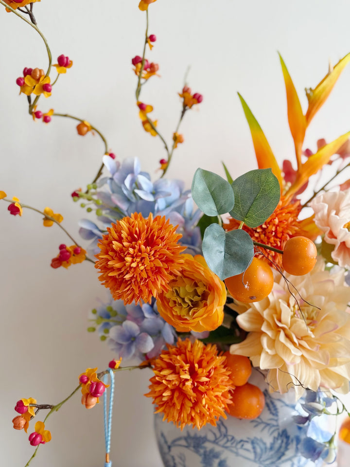 招财进宝 Golden Abundance Bloom In The Vase (1-sided)