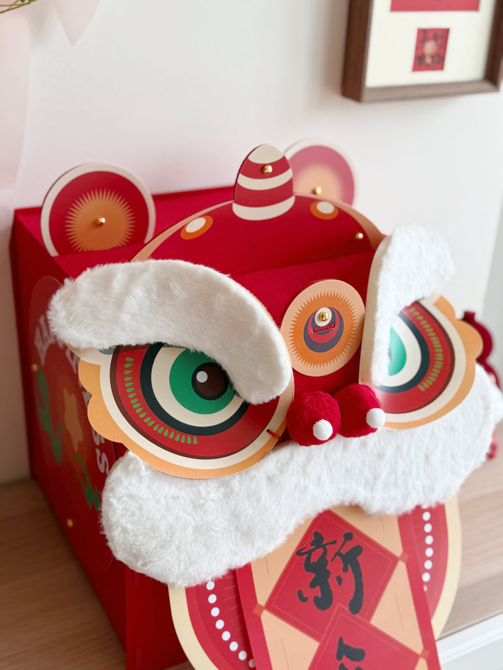 瑞狮迎福 Lion Dance Head Decor (2 Options) - 3LittlePicks