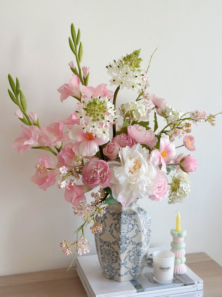 PRE-ORDER (9-13 Feb): Blooming Fortune in Oriental Vase (1-sided)