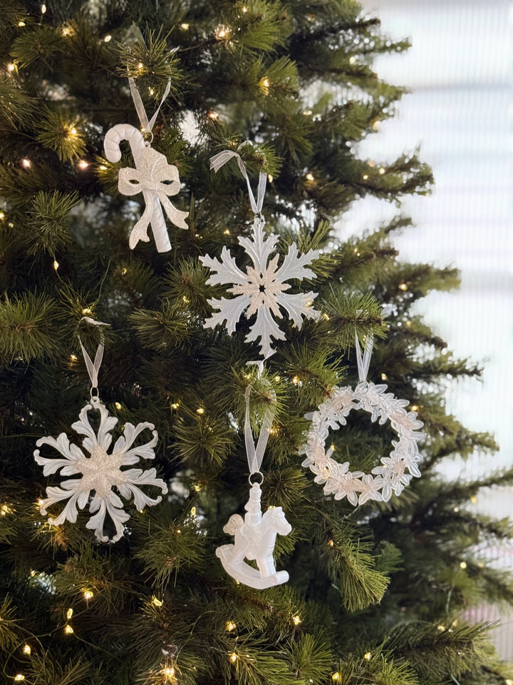 PRE-ORDER (19-23 Oct): Pearl Frost Christmas Ornament Collection (6 options)