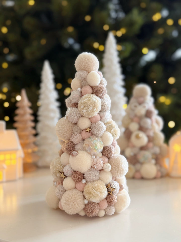 Marshmallow Wishes Handmade Pom Pom Tree (2 options)