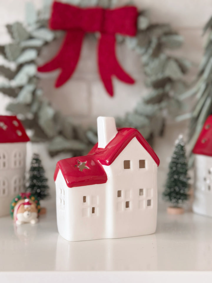 PRE-ORDER (26-30 Oct): Red Roof Light-Up Porcelain Village Collection (4 options)
