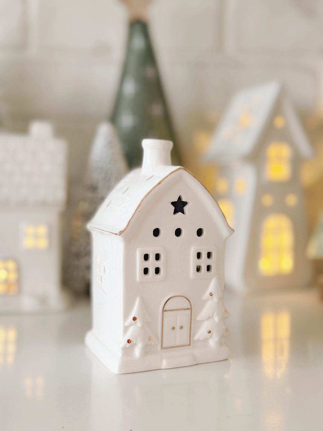 Winter Wishes Light-Up Porcelain Collection (6 options)