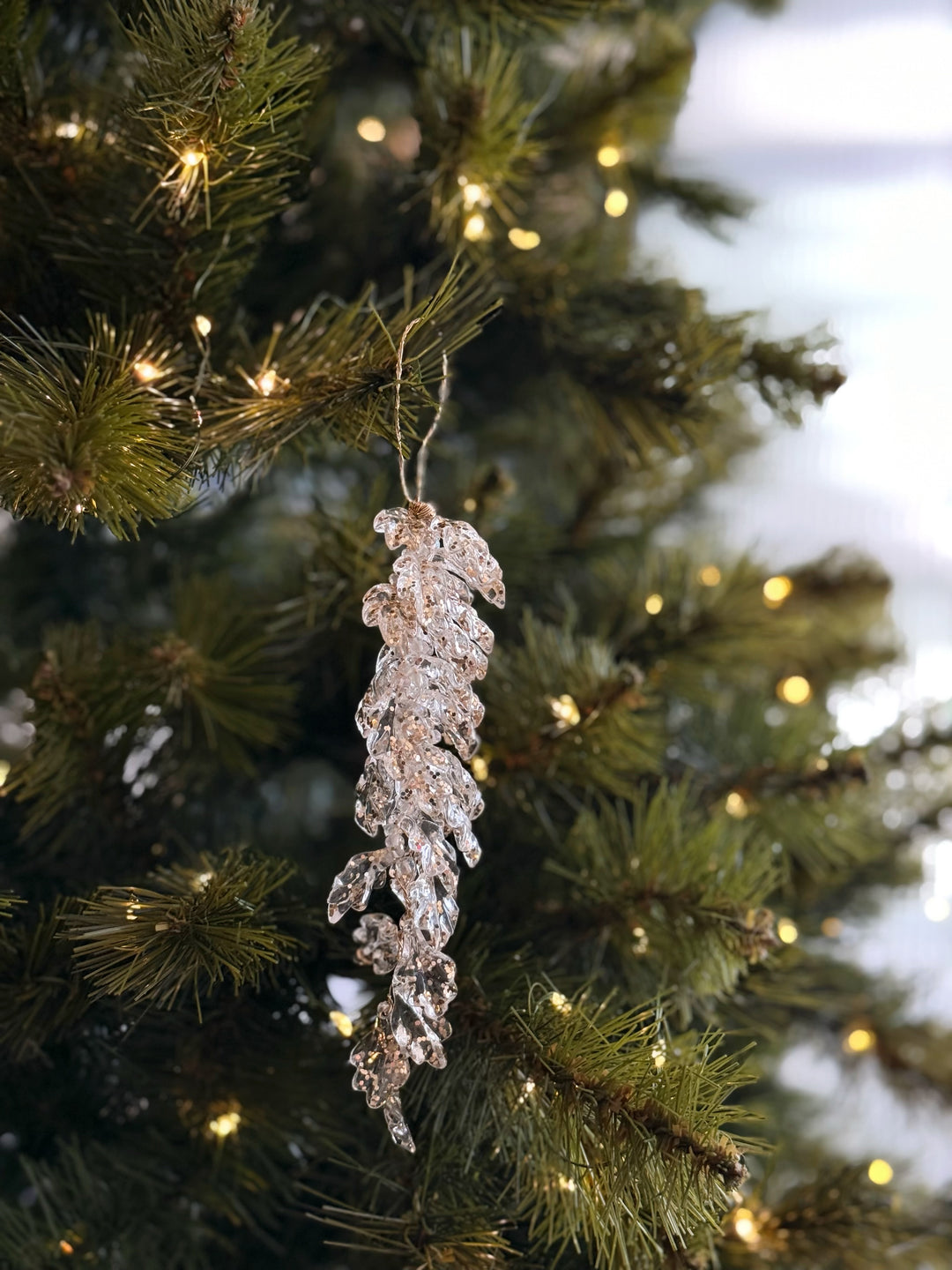 Gilded Leaf Cascade Ornament