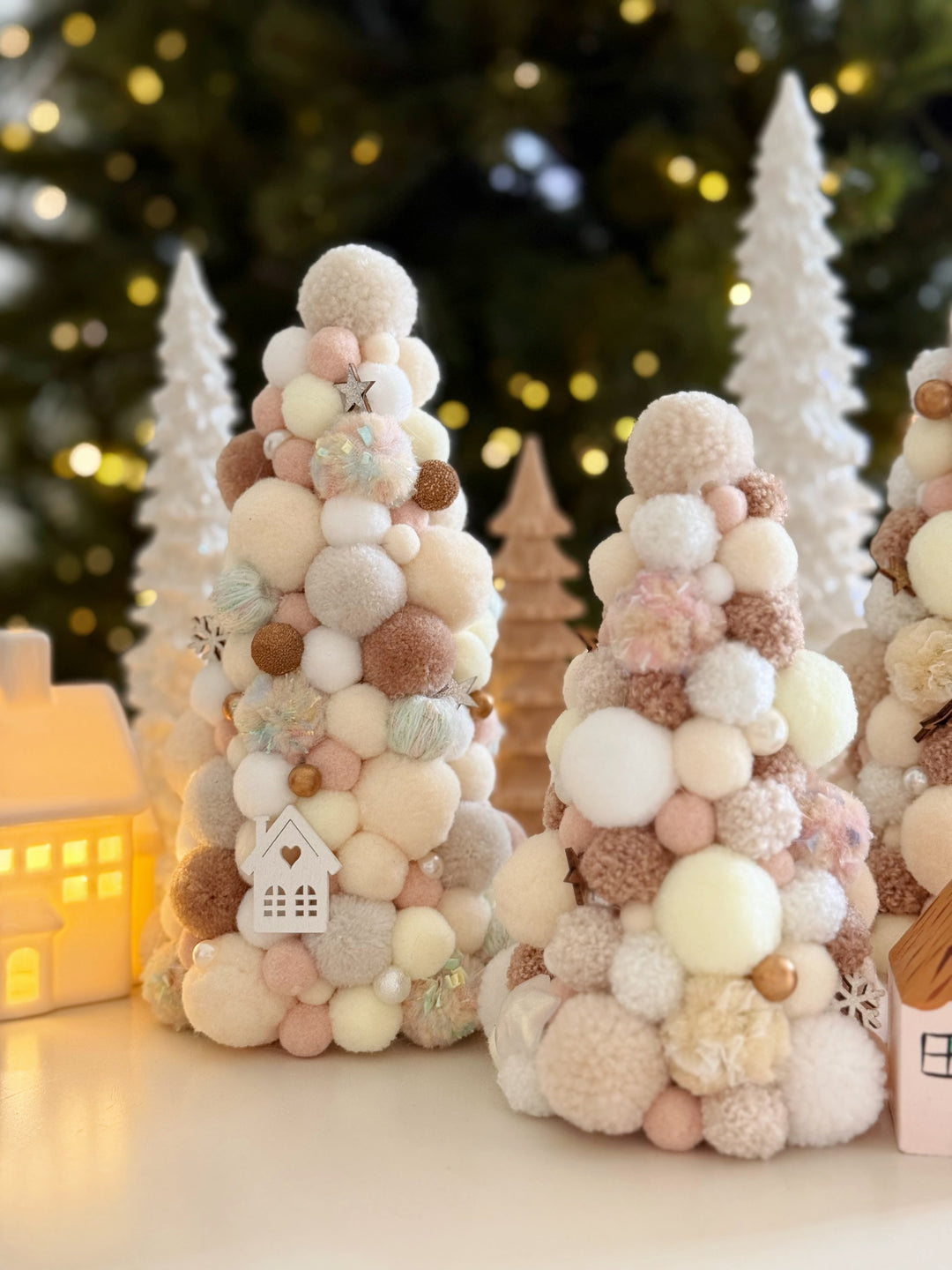 Pastel Wonder Handmade Pom Pom Tree (3 options)