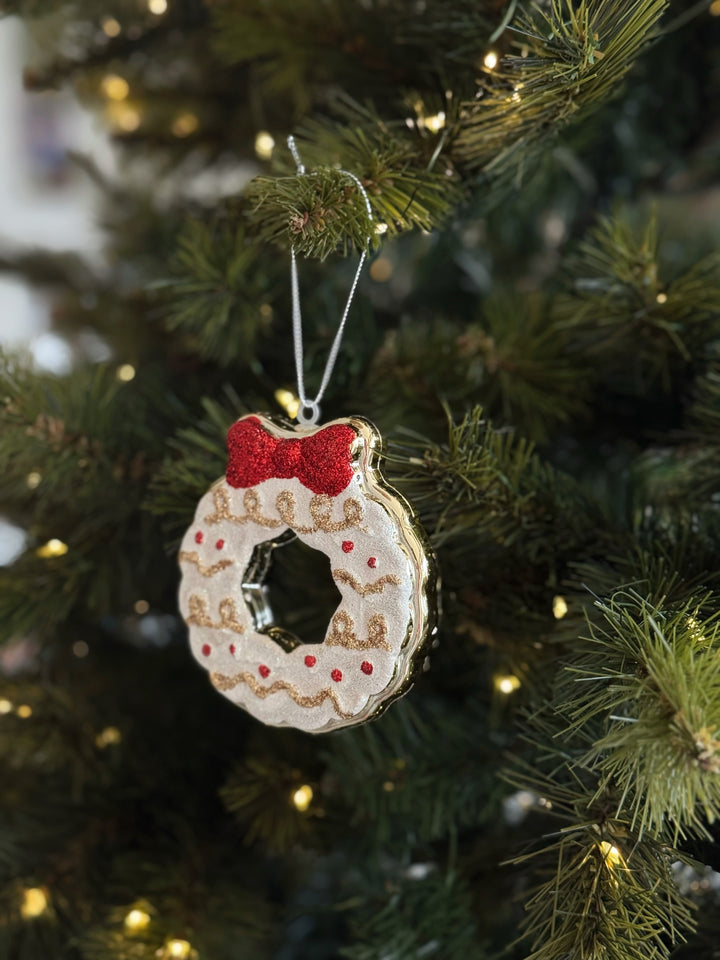 Frosted Cookie Wreath Ornament