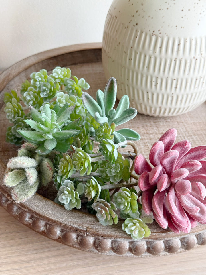 Mini Faux Succulent Picks (6 options)