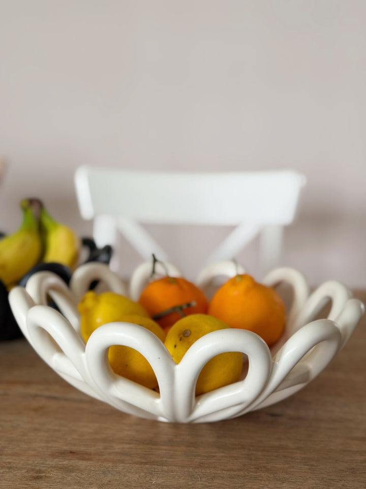 Bloom Loop Porcelain Basket (2 colours)