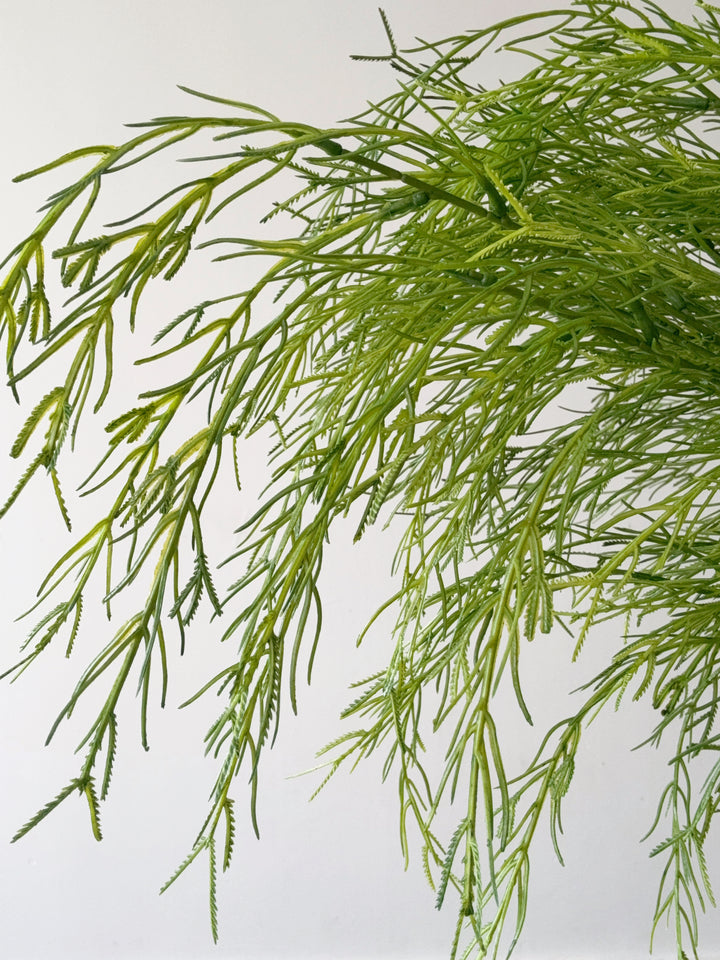 Faux Wispy Green Branch