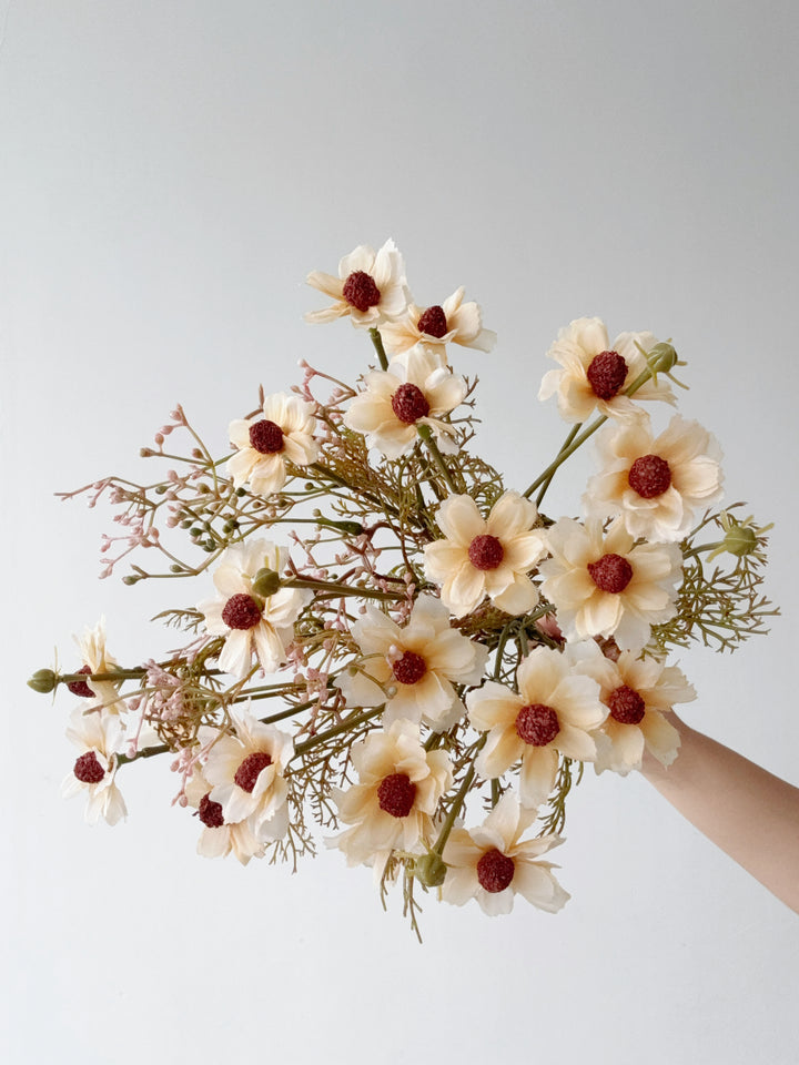 Wild Berry Cosmos Faux Flower Bundle