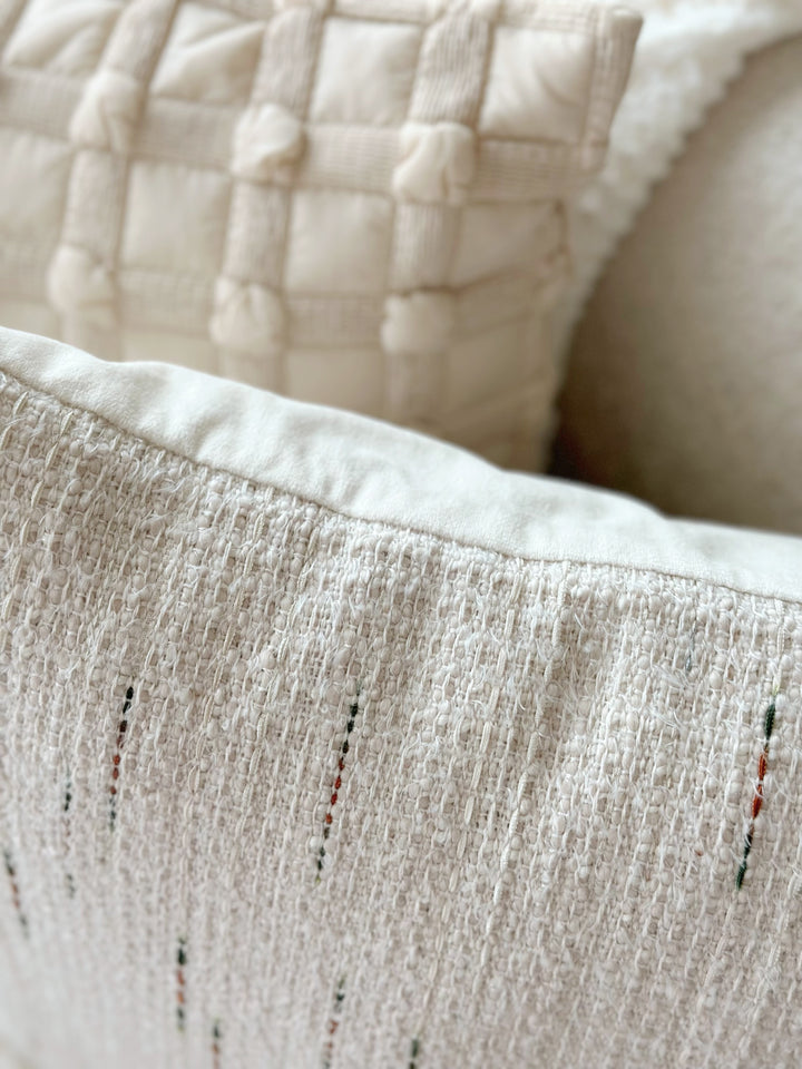 PRE-ORDER (8-12 Sept): Serene Stripes Woven Cushion Cover