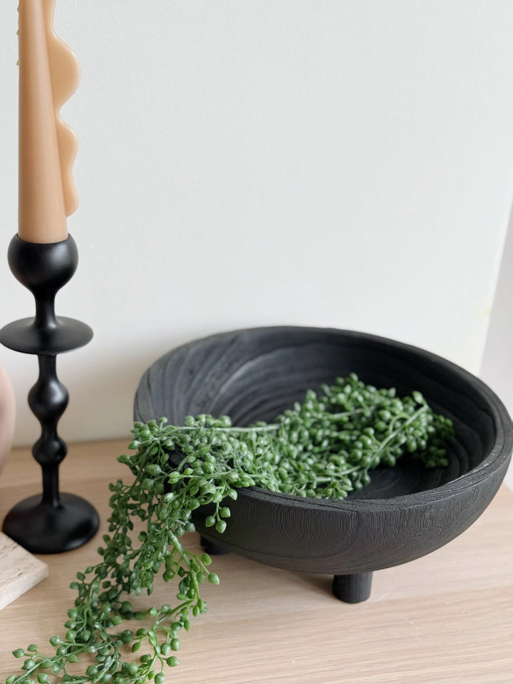 Charred Grove Pedestal Bowl