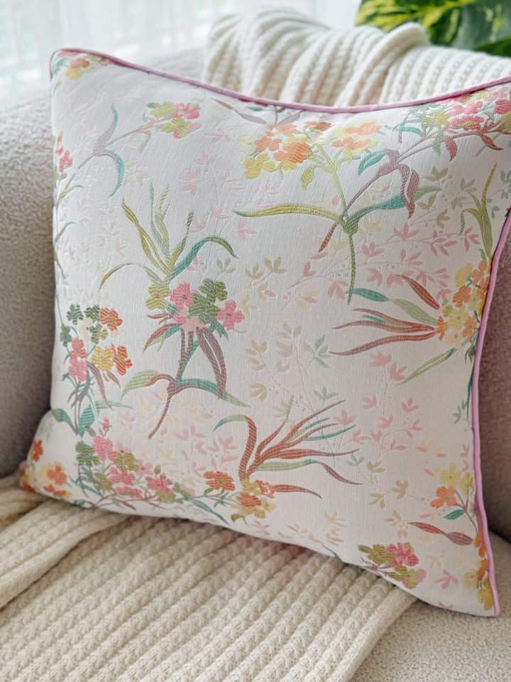 Blush Garden Cushion Cover
