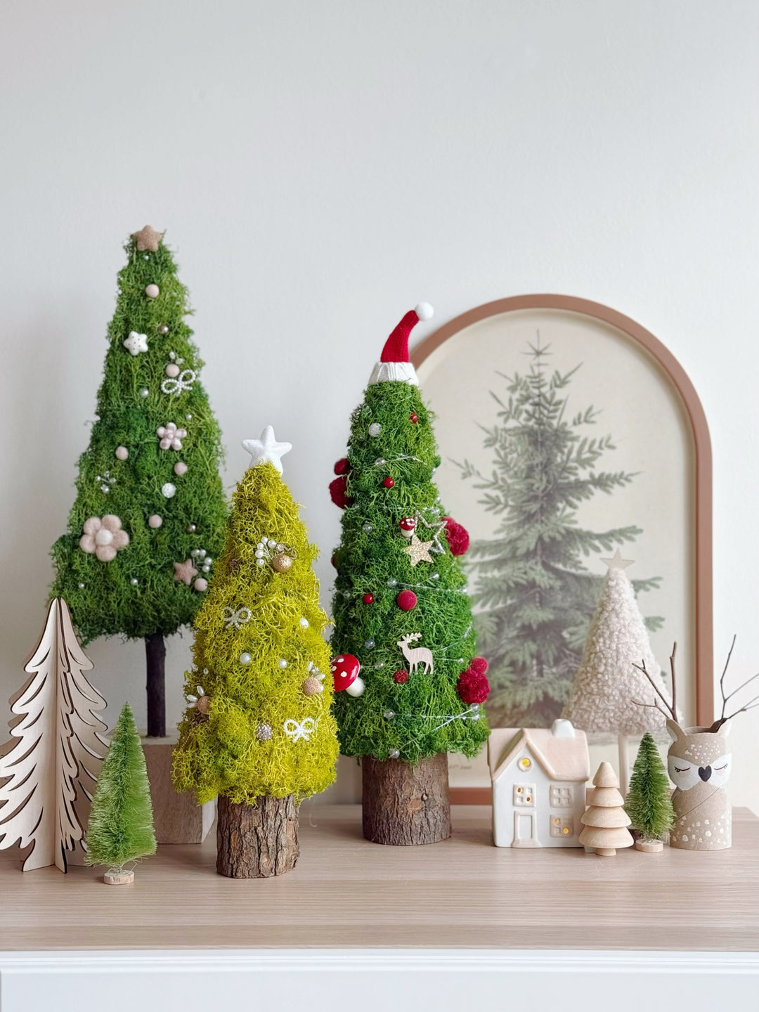 Whimsical Moss Tree Collection (3 options)