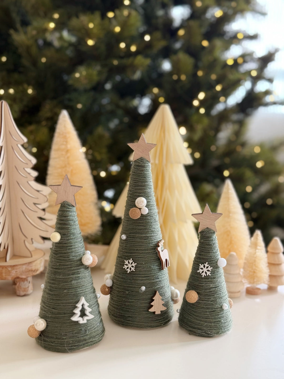 Nordic Whimsy Tree Trio (set of 3)