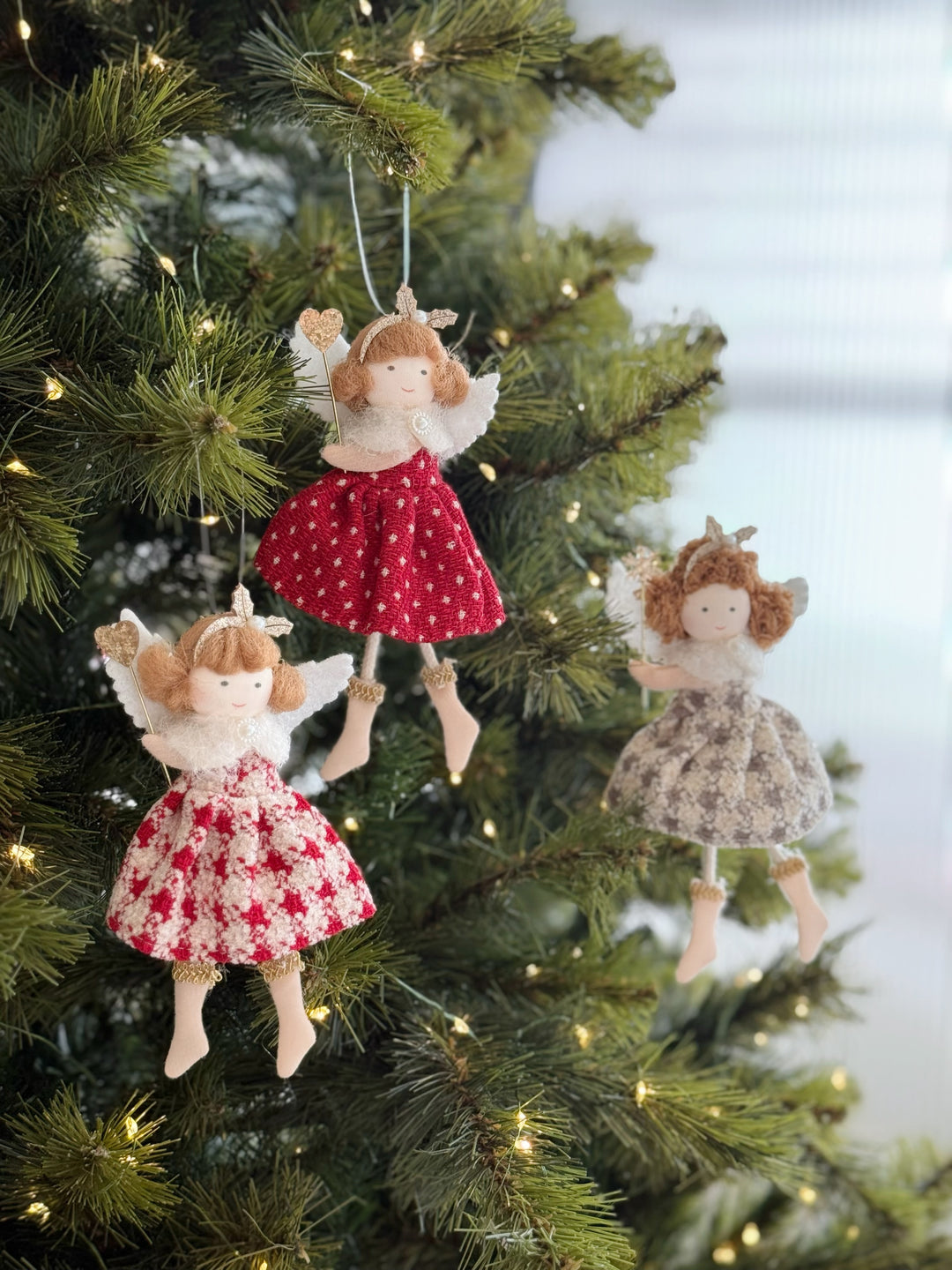 Whimsical Angel Ornament Set (3 options)